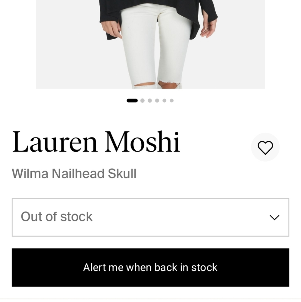 Lauren Moshi Studded Wilma Nailhead hoodie - Picture 9 of 10